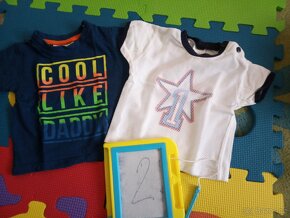 Letní overaly a sety, kraťásky, trička a body kr. r. kluk - 5