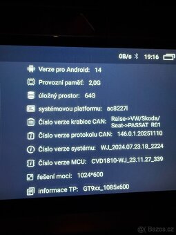 2 din autoradio 10" android 14 s rámečkem - 5