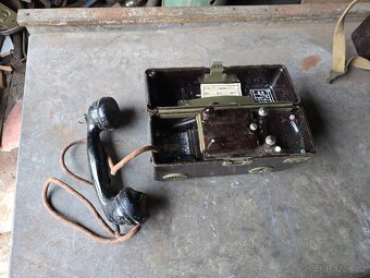 polní telefon ČSLA TP-25 (2ks) - 5