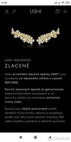 Zlacené náušnice - 5