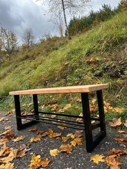 Designový botník s lavicí – ruční práce, poctivé materiály - 5