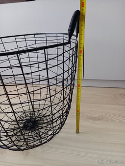 Velký drátěný kovový koš H&M HOME - 5