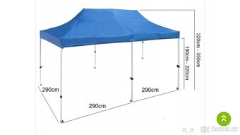 Prodam party stan 6x3 (Nuzkovi ocel ) - 5