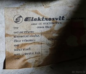 Světlo "Očko" Elektrosvit, retro, industriální - 5