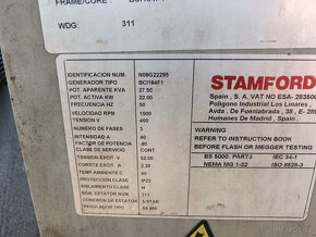 Centrála STAMFORD BCI 184 F1 Diesel generátor 31 KW - 5