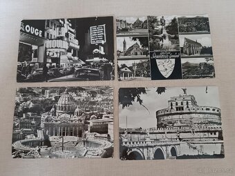 Staré pohlednice - Řím, Paříž, Neapol, Assisi, Bologna... - 5