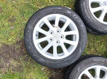 mazda 5 orig. alu kola- pneu letní 205/55 R16 - 5