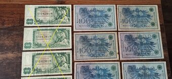 Bankovky a státovky ČSR, Slovenský Štát, Německo. - 5