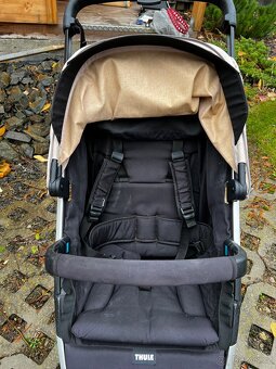 Thule Spring Rose - kočárek +RIDER BOARD + adaptér - 5