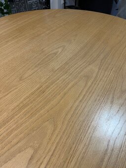 Jídelní stůl přírodní dub/černá - 5