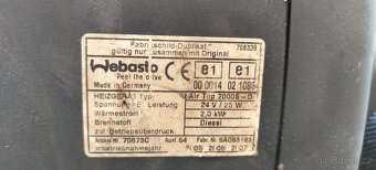 Nezavisle topeni Webasto 20005+ovladani - 5