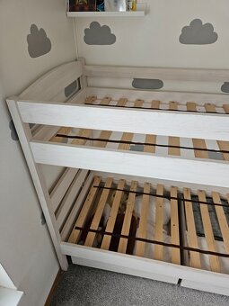Palanda 2x150kg, 200x90cm, 2 úložné prostory, rošty a žebřík - 5