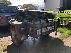 Vozík za auto vlastní výroba - 5