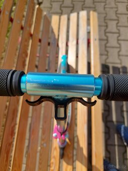 Koloběžka Meteor Sunny X, 120 mm, růžovo-modrá - 5