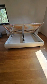 Postel pravá kůže 160 x 200 x 60 cm značka Ruf - Betten - 5