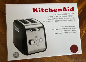KitchenAid toustovač 5KMT221EER červený nový - 5