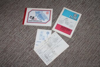 Válec ČZ 125/519 nebo vodítka řetězu za levý kluzák - 5