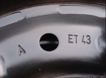 Plechové disky kola originál VW Škoda 5x112 6Jx15 ET43 - 5