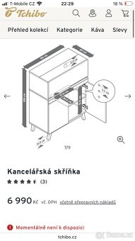 kancelářská skříňka - sekretář - 5
