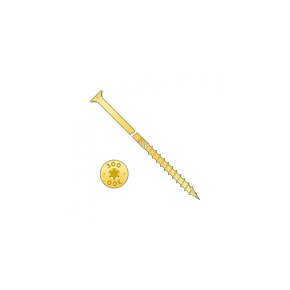 Tesařské stavební vruty 5x120 T25 zápustná hlava - 100 ks - 5