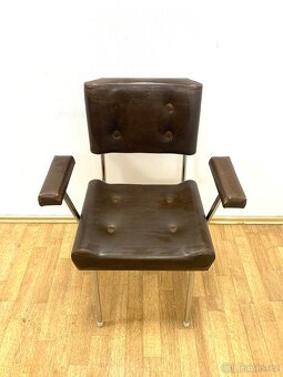 Retro židle 70. léta chrom - 5