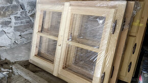 Nová dřevěná borová okna - 5