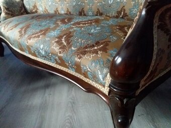 Starožitna sofa 2 křesla - 5