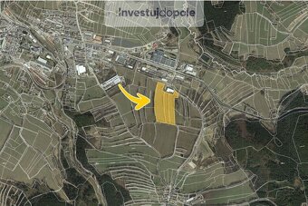 Prodej louky u komerčních pozemků v k.ú. Pravětín - 5