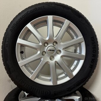 VW / ŠKODA 5x100 R16 ET45+CELOROČNÍ 195/60R16 7,5m - 5