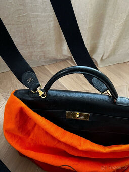 Hermès kabelka Kelly 35 černá - 5