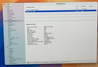 MacBook Pro 15” 2017/16GB RAM/Intel i7/1T SSD/ Záruka - 5