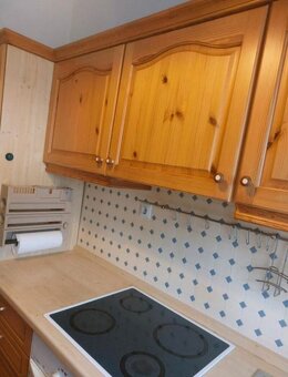 Rustikální linka z masivu se spotřebiči,5762 - 5