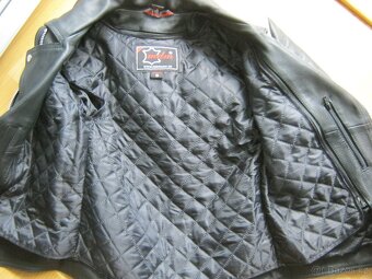 Nová moto kožená bunda MDM vel. S- křivák + zimní vložka - 5