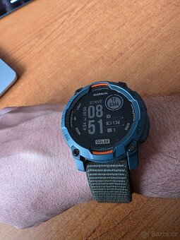 Garmin instinct 3 solar 45mm modré barvy - 5