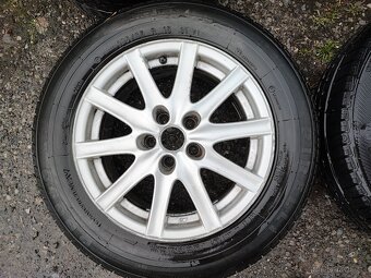 Prodám ALU kola rozteč 5x100 R15 ET 35 s letním pneu 195/65 - 5