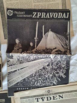 Noviny úmrtí TGM září 1937 - 5