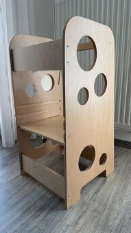 Rostoucí učicí věž 3v1 Elis Design – Bublina MAX (75 cm) - 5