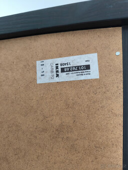Prosklená knihovna - vitrína IKEA Hemnes černá - 5