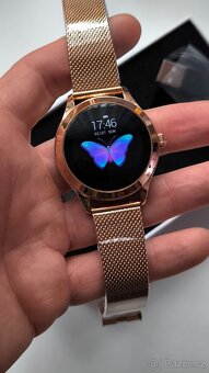 Dámské nádherné chytré hodinky KW10 Rose Gold - 5