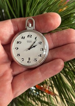 Seiko Quartz – kapesní hodinky - 5