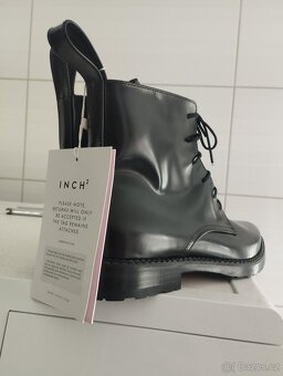 INCH2 kotníkové kožené boty - 5
