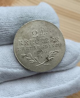 AG 24 Krejcar 1800 A Vzácnější mince RU - 5