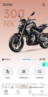 CF Moto 300NK - 2023 naj. 4900 km + T-BOX - stále v záruce - 5