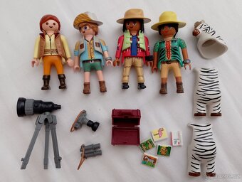 Playmobil Wiltopia savana / zoo SET v dřevěné krabici - 5