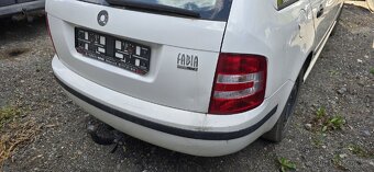 Škoda Fabia 1 kapota, blatníky, nárazník chladiče - 5