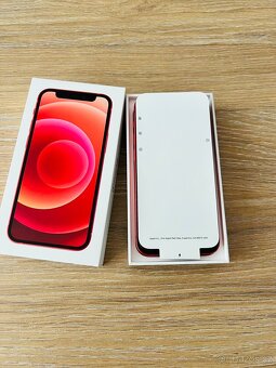 iPhone 12 mini 256GB RED perfektní stav - 5