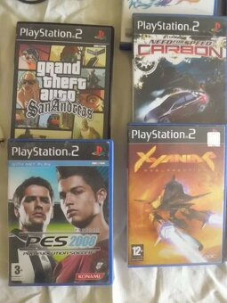 Herní Konzole SONY Playstation 2 - plus 14 originál Her - 5