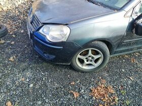 VW polo,nárazník, blatníky, 1.4 tdi díly z vozu, - 5