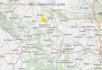 Prodej podílu 1/2 pole 11 813 m², Jedousov - 5