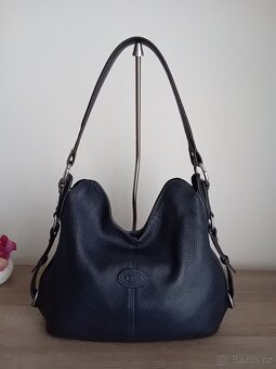 Tod's dámská luxusní hobo kabelka kožená - 5